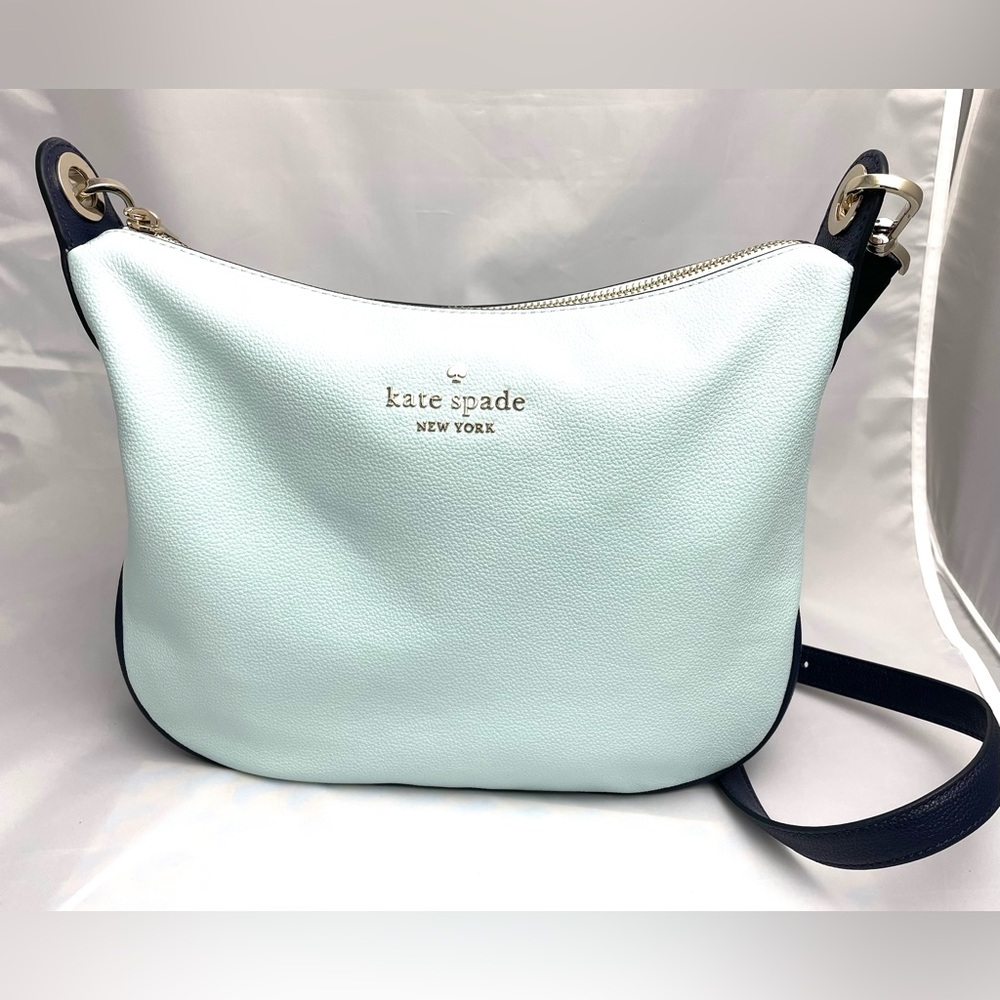Kate Spade Rosie Leather Shoulder Bag in Turquoise Glass Multi (Like New)